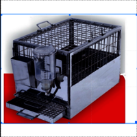 Guinea Pig Cage - Stainless Steel 304, Animal Housing System For Pharmaceutical Laboratories