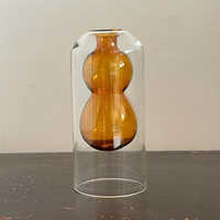 Modern Clear Glass Vase Weight: 1-3  Kilograms (kg)