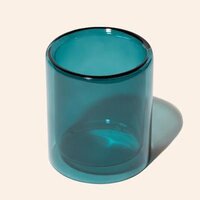 Color Glass Candle Jar