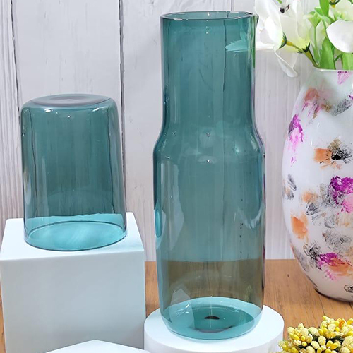 Aqua Retro Glass