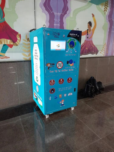 Reverse Vending Machine - High-Grade Recycled Plastic, Compact Design , Eco-Friendly Bottle Collection System