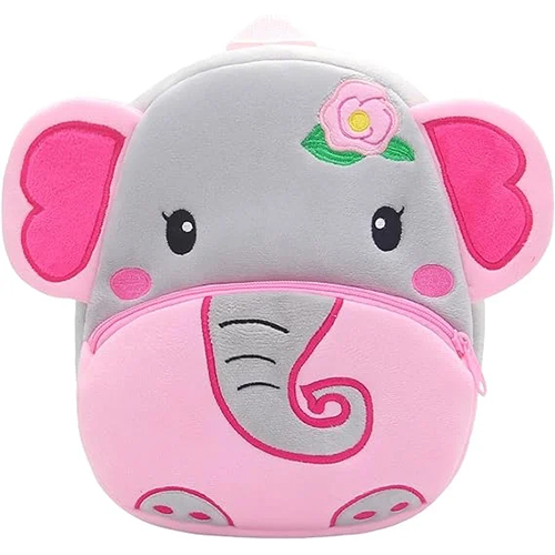 Soft Plush Animal Pink Elephant Cartoon Bags