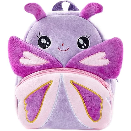 Soft Plush Animal Purple Butterfly Cartoon Bags