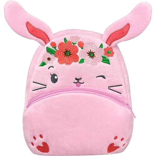 Pink Soft Plush Cartoon Bags