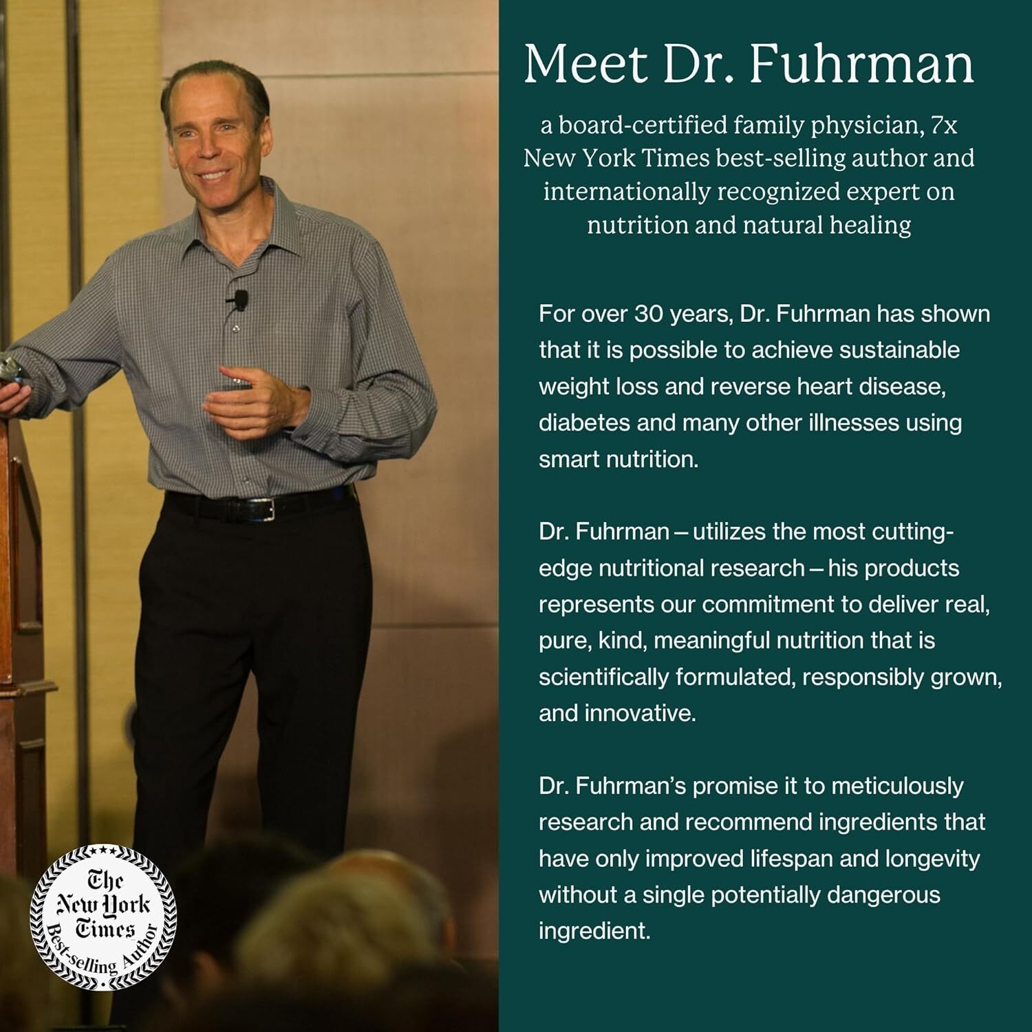 Dr. Fuhrman Daily Whole Food Multivitamin for Men