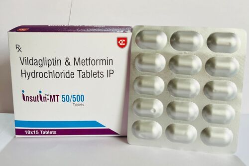 Vildagliptin & Metformin Hydrochloride 50/500
