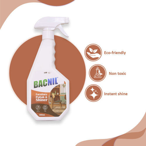 Bacnil Furniture Polish And Shiner 500Ml - Color: White