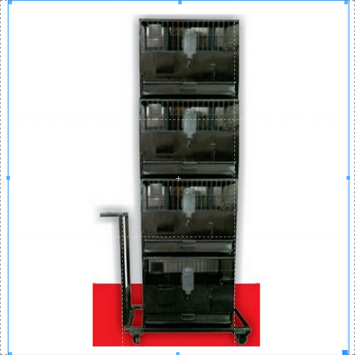 Racks Cum Trolly For Rabbit Cages