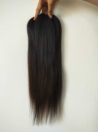 4x4 Raw Unprocessed Natural Straight Human Hair Mirage Topper