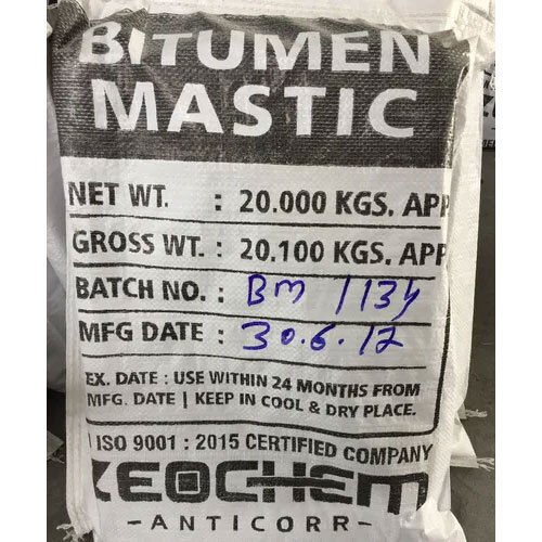 Bitumen Mastic Compound Application: Industrial