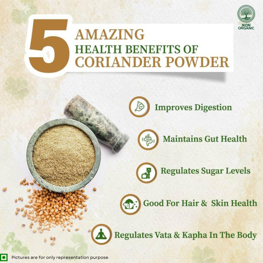 IKON Organic Coriander Powder-50gm