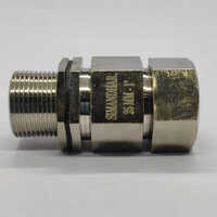 25mm Brass Double Compression Cable Gland - 25mm Dimension, Brass Shield Material, Industrial Application, Warranty Included