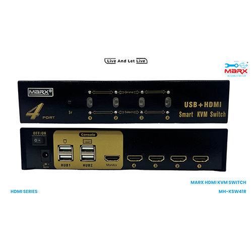 Hdmi 4 Ports Kvm Switch - Application: Helps In Sharing The Monitors