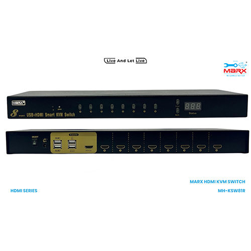 Hdmi 8 Ports Kvm Switch - Application: Helps In Sharing The Monitors