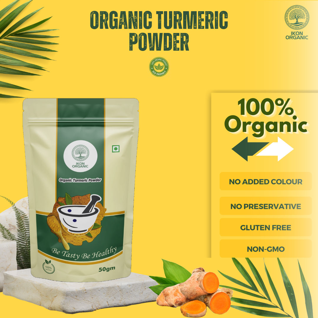 IKON Organic Turmeric Powder - 50gm