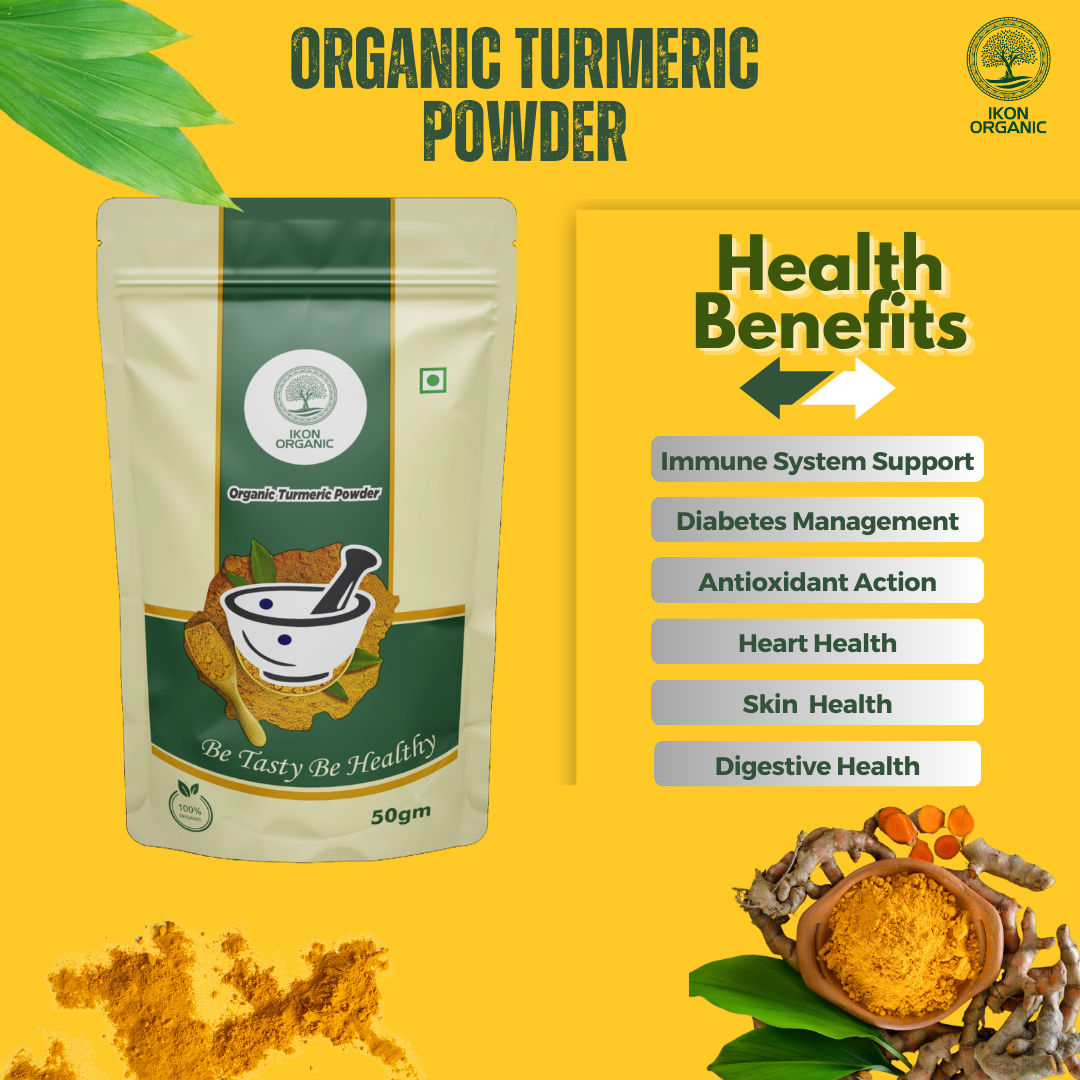 IKON Organic Turmeric Powder - 50gm