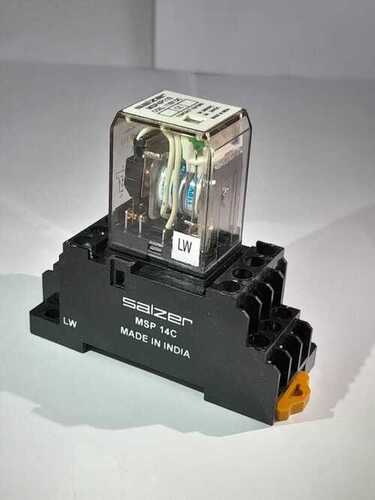 Salzer Glass Relay 4Pole 110V Dc MSP4P110