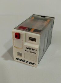 Salzer Glass Relay 2Pole 110V Ac MSP2P110A12TNE