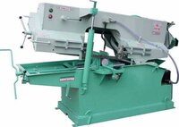 225 mm Horizontal Band Saw Machine - Steel, 2040x760x1070 mm, Green | Automatic Operation, Swing-Cut Precision, Bi-Metal Blade, Low Noise