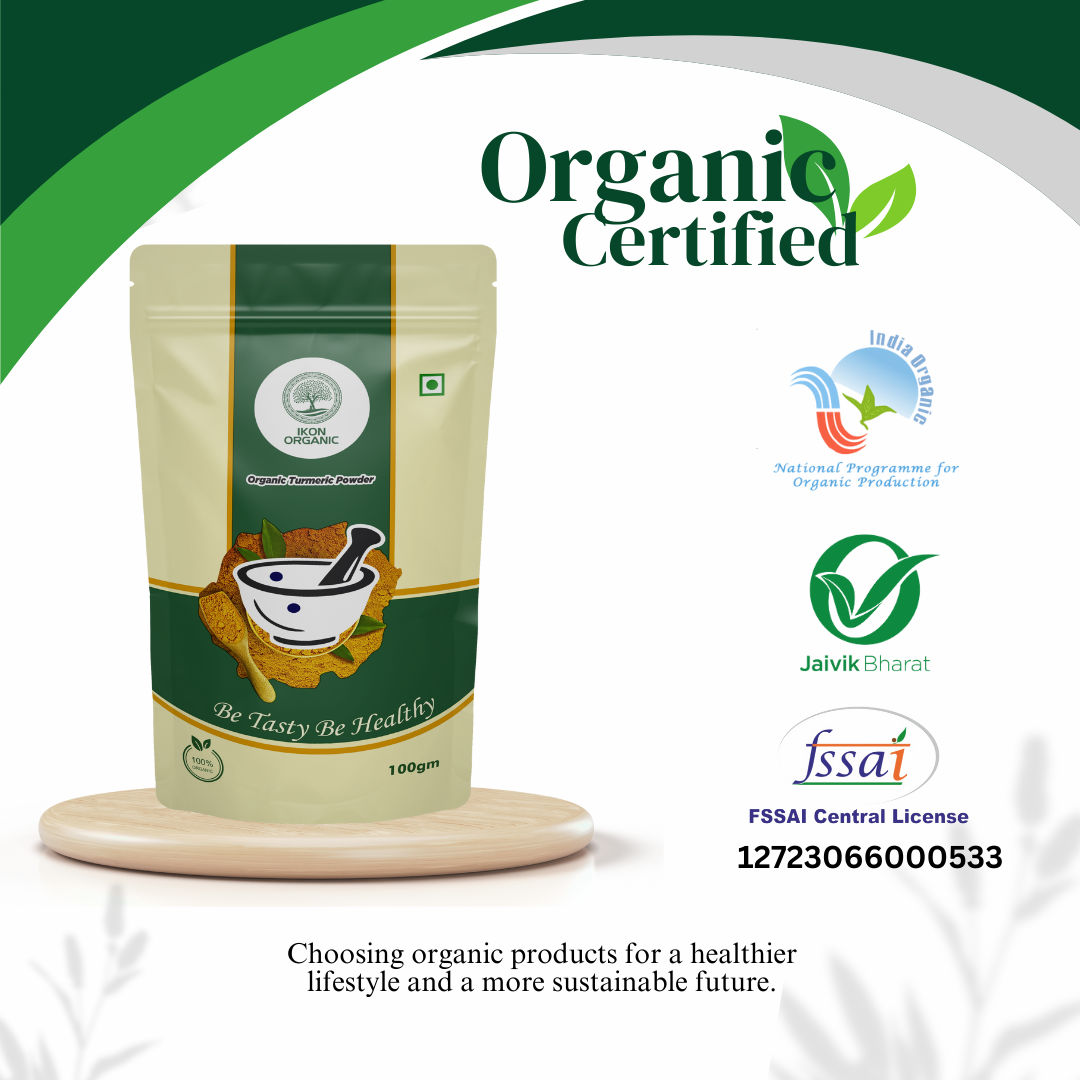 IKON Organic Turmeric Powder -100gm