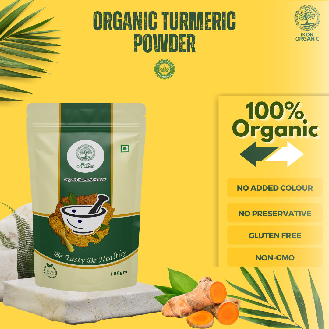 IKON Organic Turmeric Powder -100gm