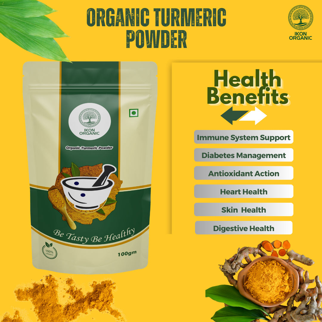 IKON Organic Turmeric Powder -100gm