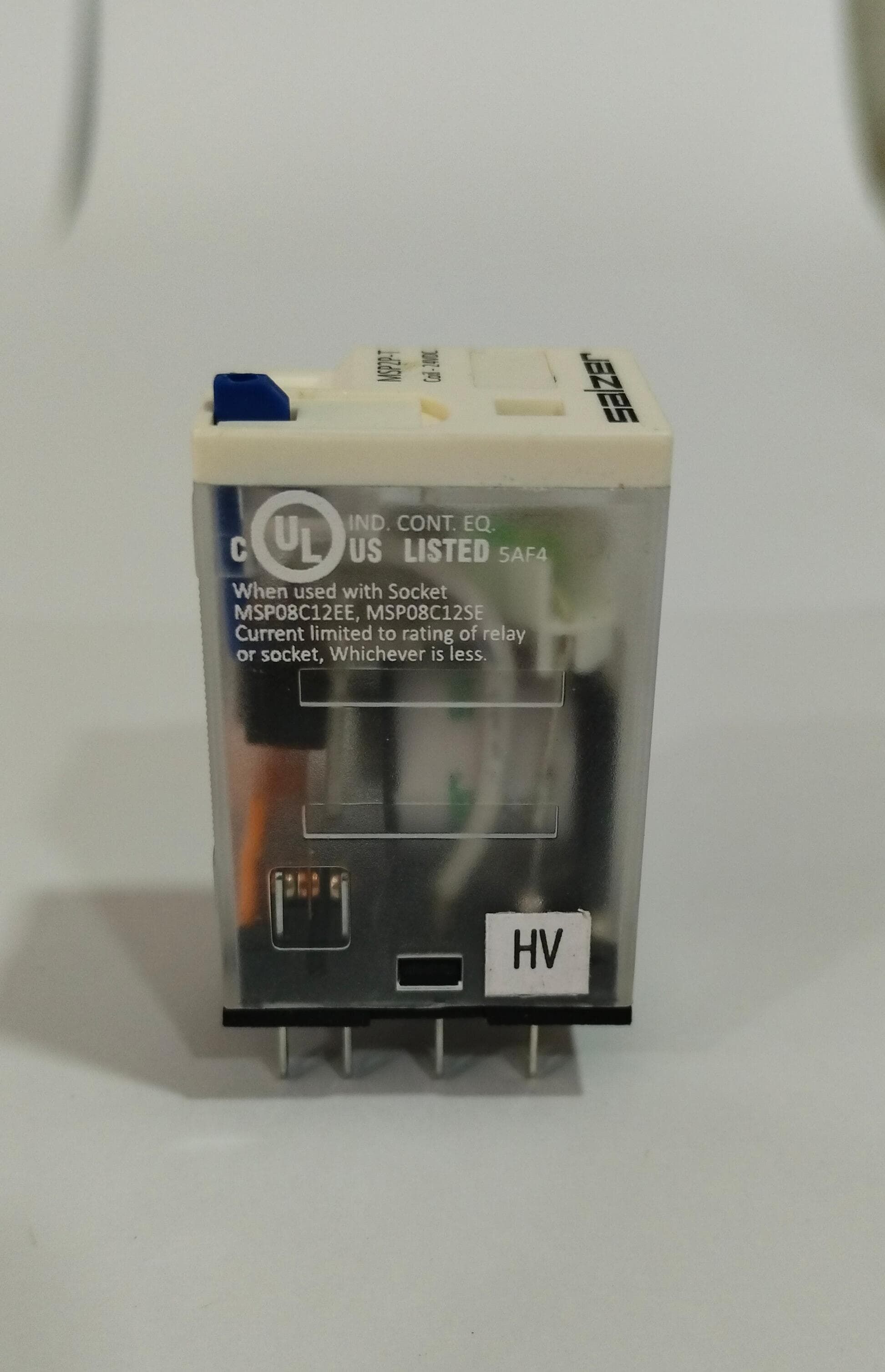 Salzer Glass Relay 2Pole 24V Ac MSP2P024D12TNE