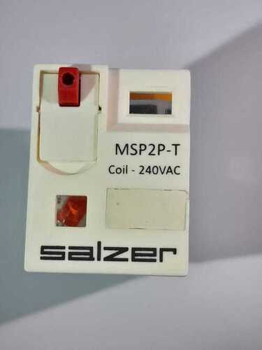 Salzer Glass Relay 2Pole 240V Ac MSP2P240A12TNE