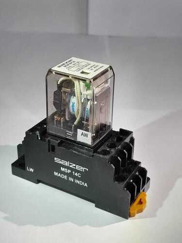 Salzer Glass Relay 4Pole 24V Dc MSP2P24