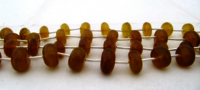 Natural Yellow Chalcedony Rondelle Plain 10 to 12mm Beads Strand 9''long