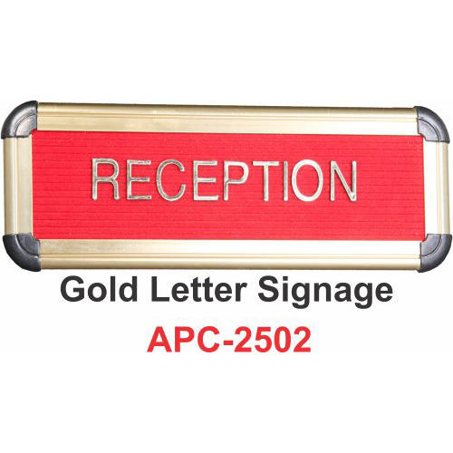 GOLDEN LETTER SIGNAGE