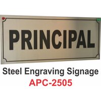 STEEL ENGRAVING SIGNAGE