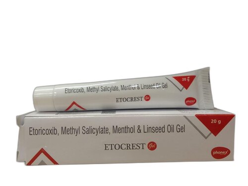 Etoricoxib methyl salicylate linseed oil menthol  gel