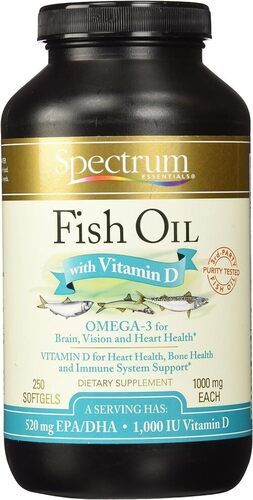 Spectrum Essentials Softgels, Fish Oil  1000 mg, 250 Count