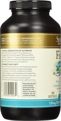 Spectrum Essentials Softgels, Fish Oil  1000 mg, 250 Count