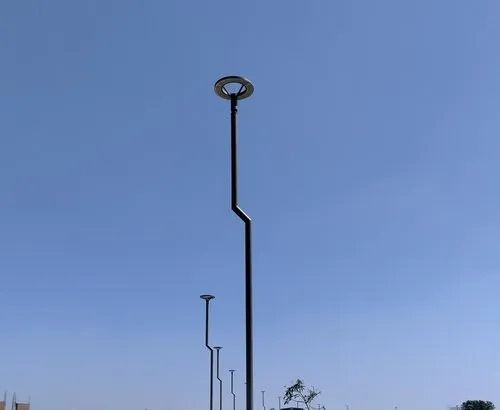 Garden led lights pole