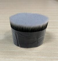 Black White Mix Sythetic Filaments For Beauty Makeup And Artist Brushes - Size: Medium