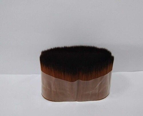BROWN TIP PBT SYNTHETIC FILAMENT FOR MAKE UP BRUSH