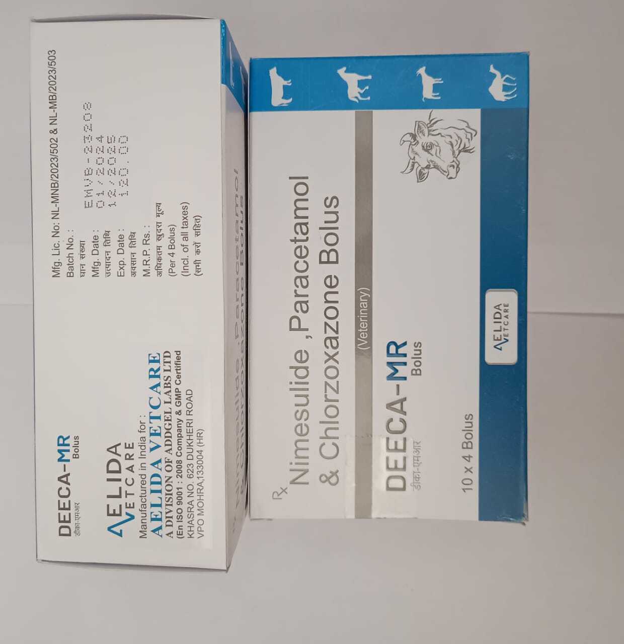 NImesulide  paracetamol  and  chlorzoxazone  bolus