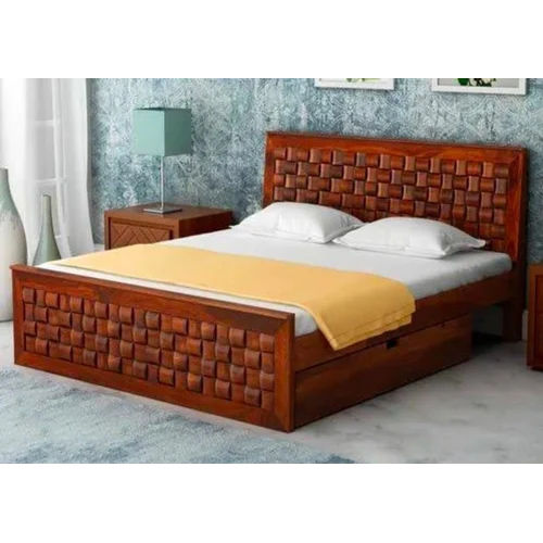 Wooden Bed Design: One Piece