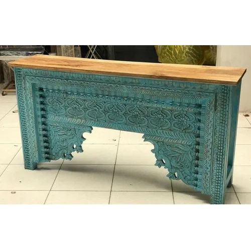 Wooden Carved Cansole Table