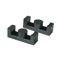 Permanent Magnetic Core E Shape Ferrite Core Magnet - Ferrite Material, Customized Shape, Black Color | Applications: Transformers, Inductors, Sensors, Solenoids, Chokes