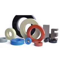 Toroidal Cores Magnetic Powder Core - Ferrous Alloy Powder, Black/red/green/blue/beige | High Q Filters, Power Factor Correction, Low Eddy Current Losses