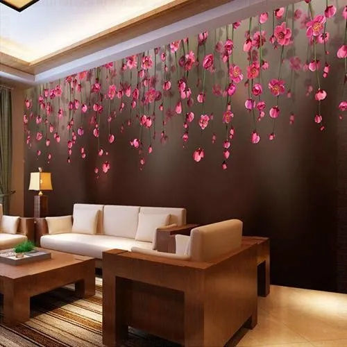 Living Room Designer Wallpaper - Material: Paper