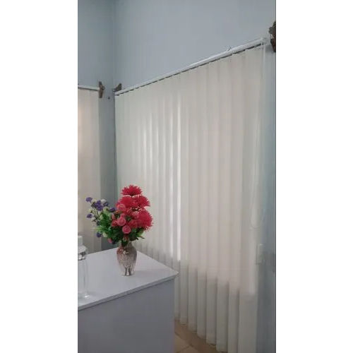 Pvc Vertical Window Blind - Color: White