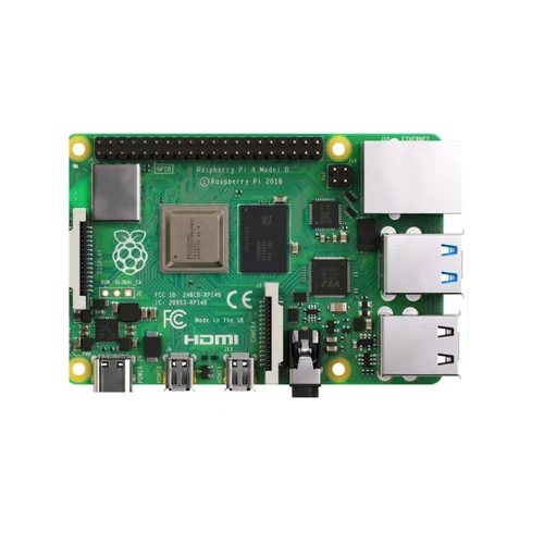 Raspberry Pi 4 Model B 4Gb Ram Development Board Base Material: Alumunium