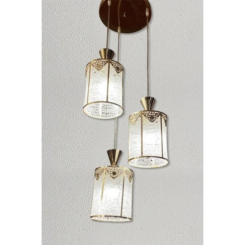 Hanging Chandelier Light - Color: Gold