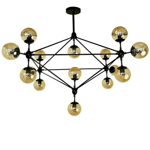 9916-15 Chandelier - Color: Gold
