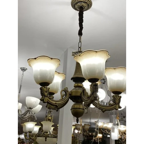 Traditional Jhumar Chandeliers - Color: Gold