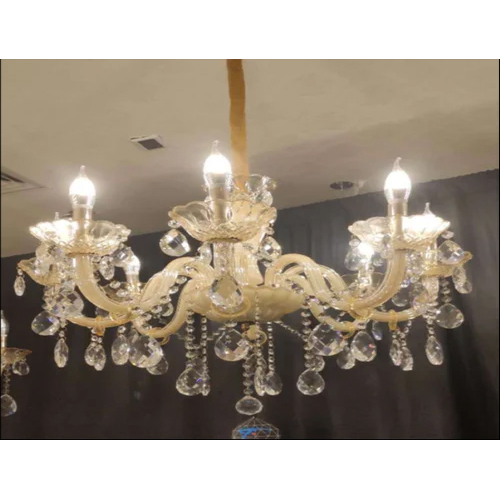 Crystal Hanging Chandelier - Color: White